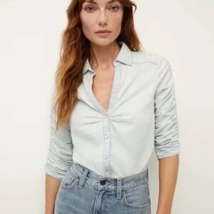 Veronica Beard Porta Shirt Chambray Sz 0